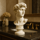 Escultura Busto David De Michelangelo