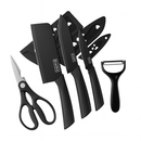 Kit de facas Antiaderente - Black Lux