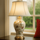 Retro Chinese ceramic table lamp