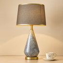 Minimalist marble and ceramic table lamp