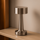 Retro table lamp with a metal touch