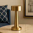 Retro table lamp with a metal touch