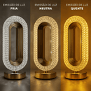 Luminária Mesa LED Cristal - Luxelux