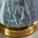 Minimalist marble and ceramic table lamp