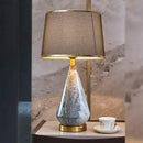 Minimalist marble and ceramic table lamp