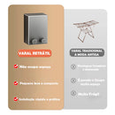 Varal Retrátil Inox