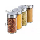 Porta Tempero Giratório Inox 12 Potes Com Base Giratoria
