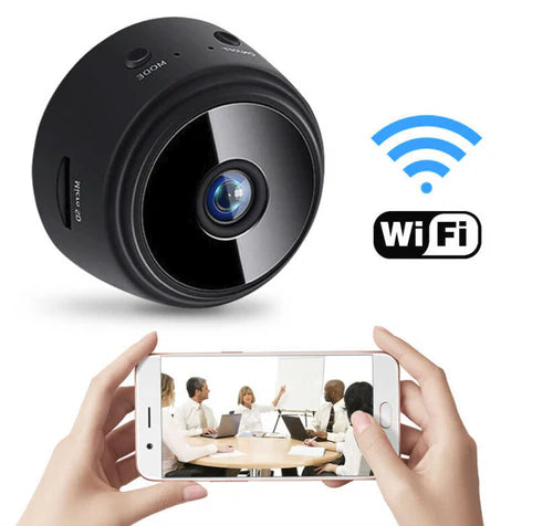 Mini Câmera de Vigilância Magnética Wi-Fi