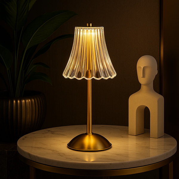 Luminária Abajur de Mesa -LuxTouch