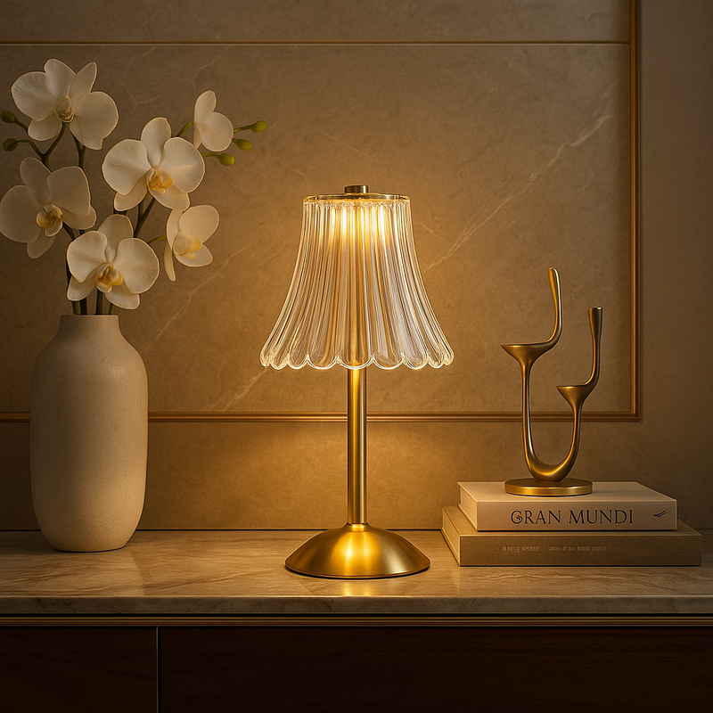 Luminária Abajur de Mesa -LuxTouch