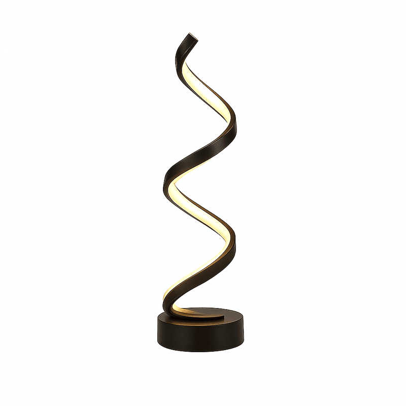 Spiral table lamp