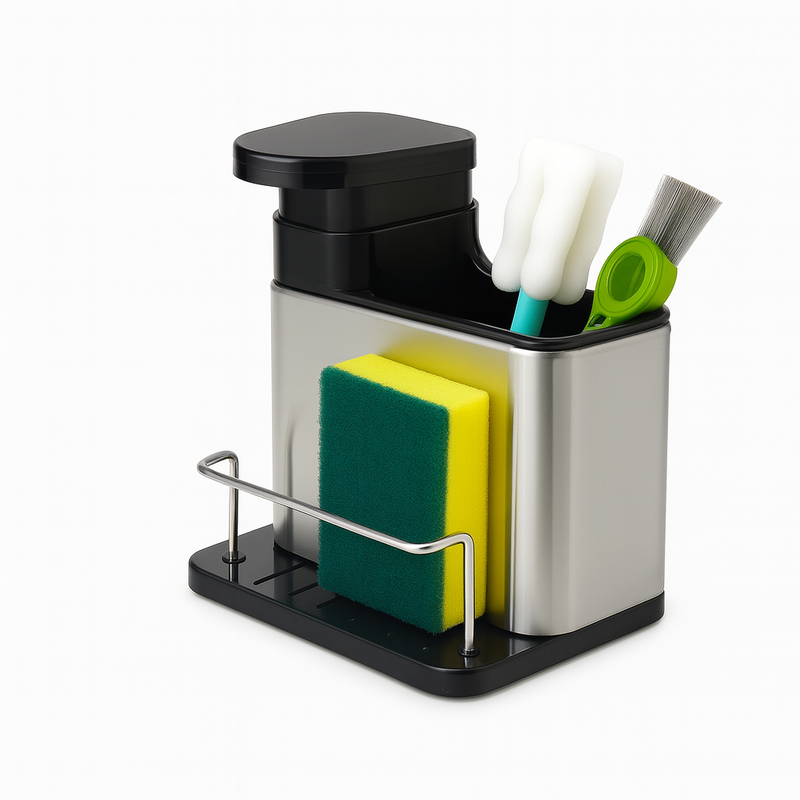 suporte para esponja 2 em 1 para cozinha