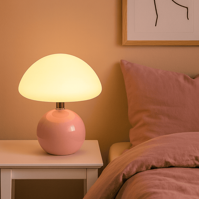 Mushroom table lamp