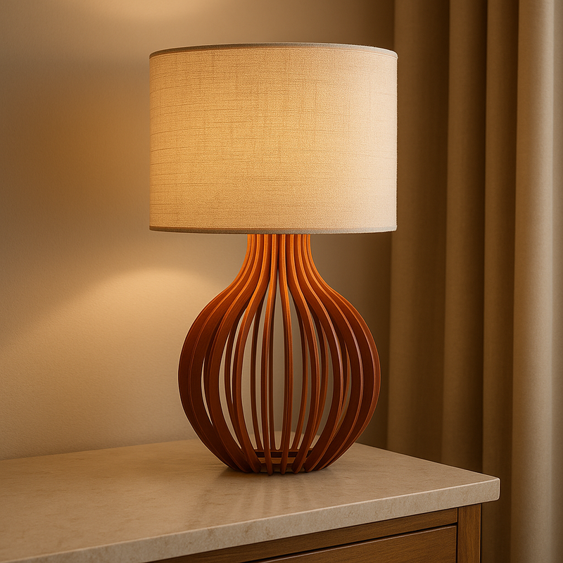 Abajur Decorativo de MDF - Luzê