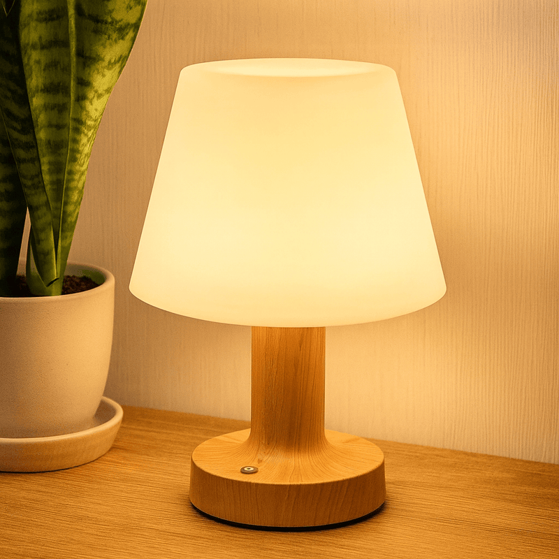 LED table lamp with touch sensor
