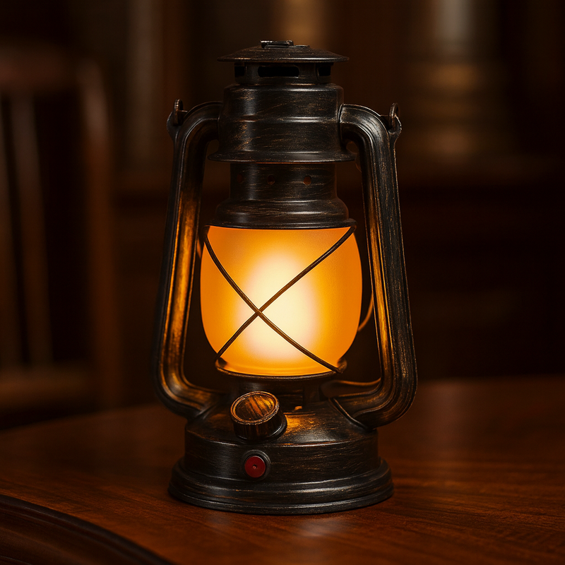 Retro rechargeable lamp