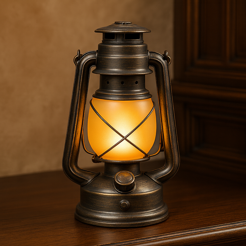 Retro rechargeable lamp