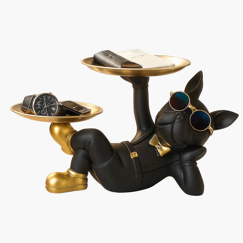 Decorative Bulldog Statue for Home