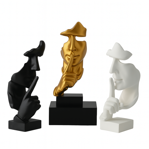 Escultura do Silêncio - Silence is Gold
