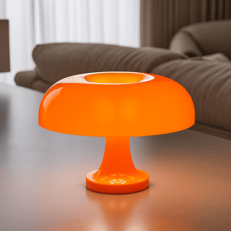 Minimalist mushroom table lamp