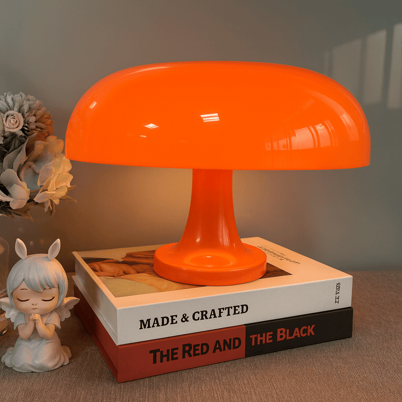 Minimalist mushroom table lamp