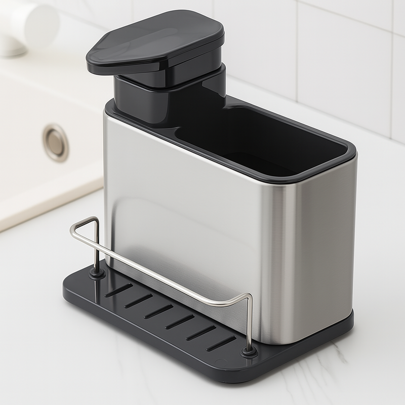 suporte para esponja 2 em 1 para cozinha