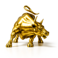 Escultura Touro Dourado Wall Street