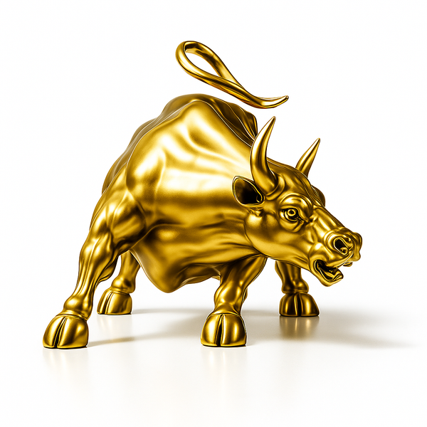 Escultura Touro Dourado Wall Street