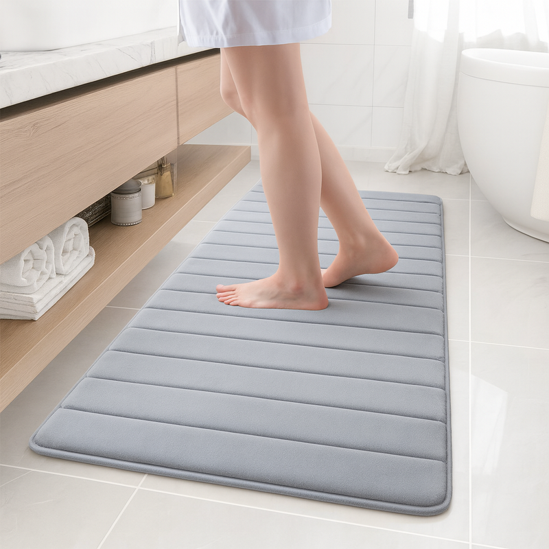 Super absorbent bath mat