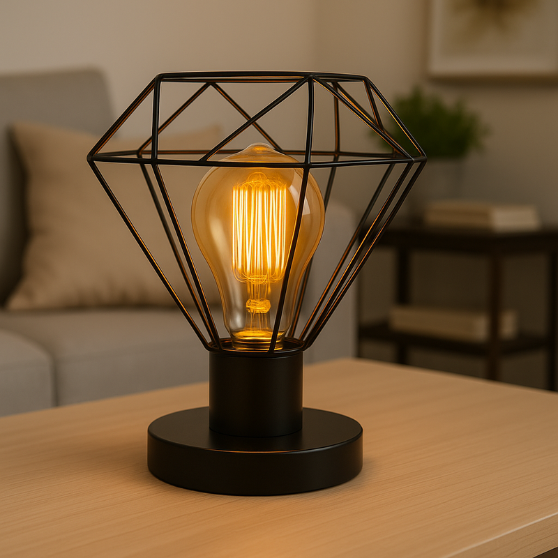 Lâmpada Decorativa Retrô - Vintage Âmbar