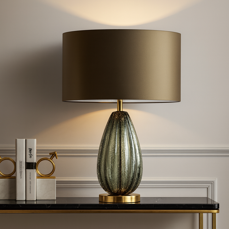 Felicia lamp, glass lamp with Bauhaus design