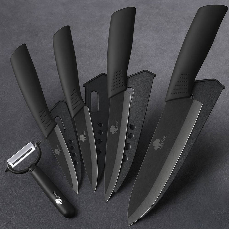 Conjunto de facas de cerâmica para cozinha