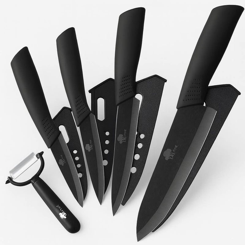 Conjunto de facas de cerâmica para cozinha