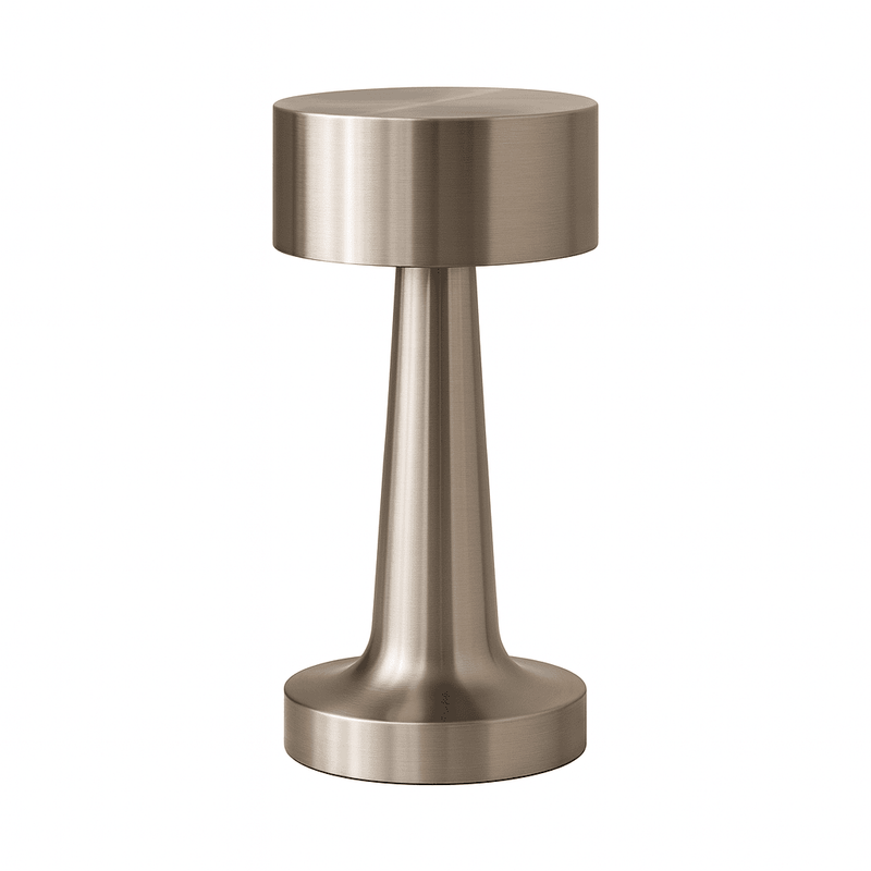Retro table lamp with a metal touch