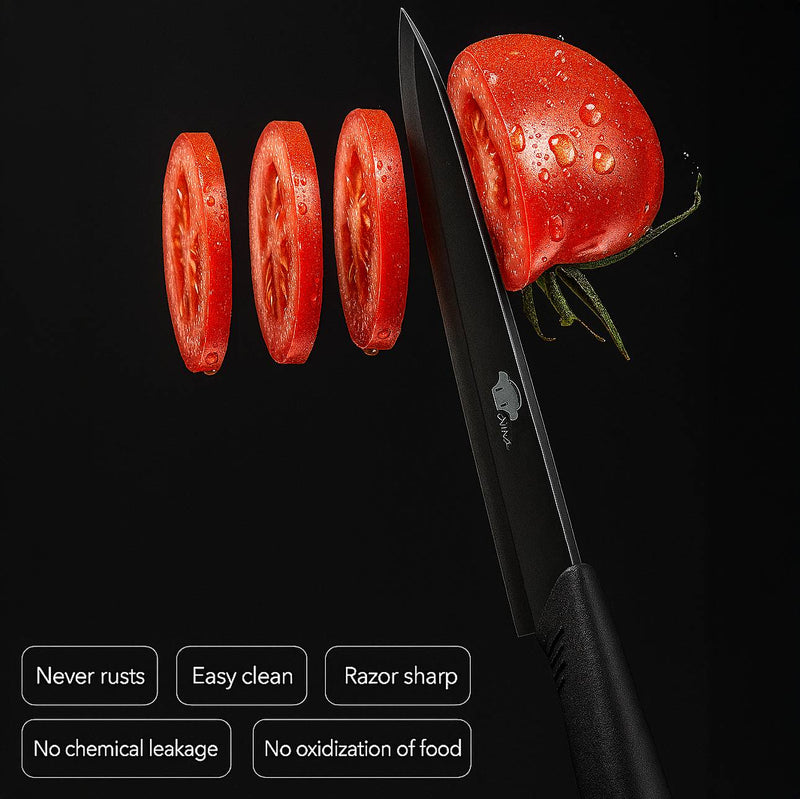 Conjunto de facas de cerâmica para cozinha