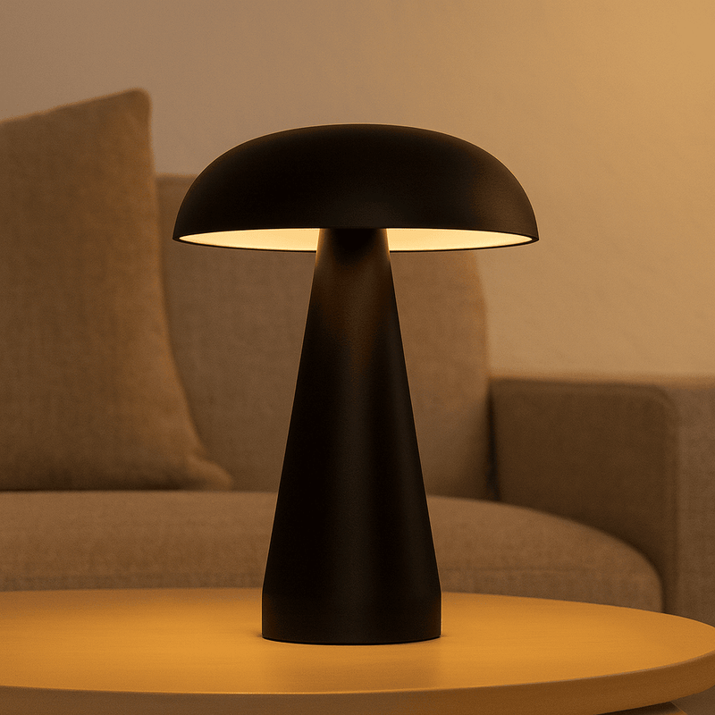 Retro mushroom table lamp