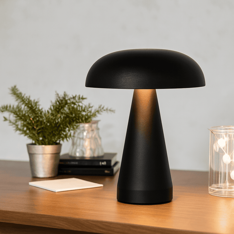 Retro mushroom table lamp