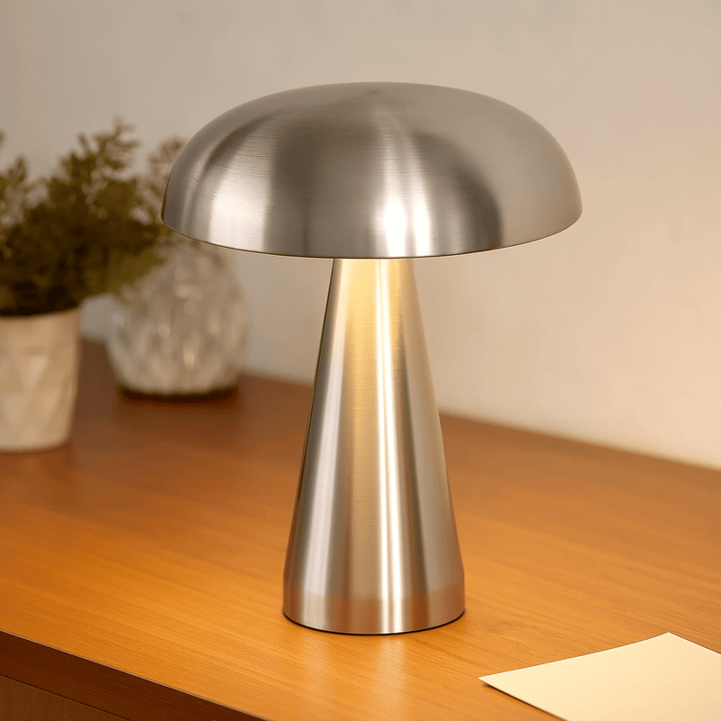 Retro mushroom table lamp