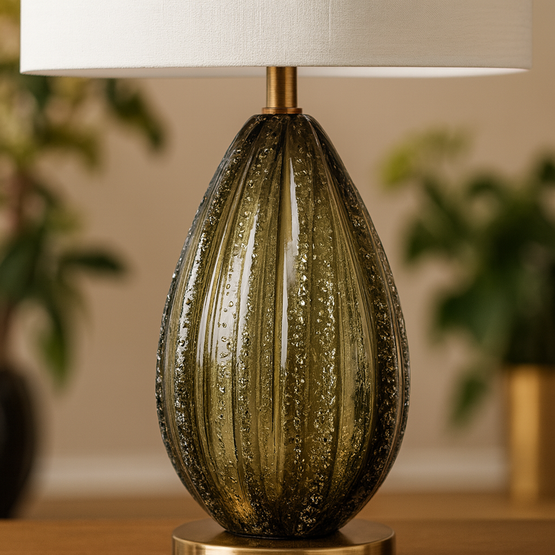 Felicia lamp, glass lamp with Bauhaus design