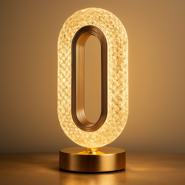 Luminária Mesa LED Cristal - Luxelux