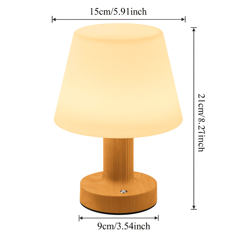 LED table lamp with touch sensor