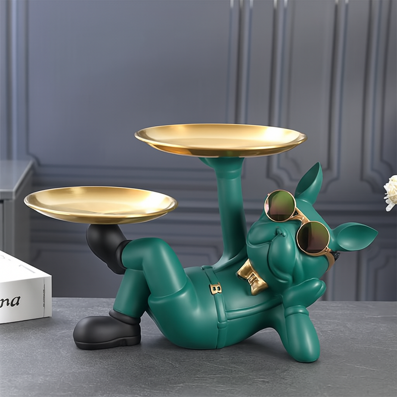 Decorative Bulldog Statue for Home