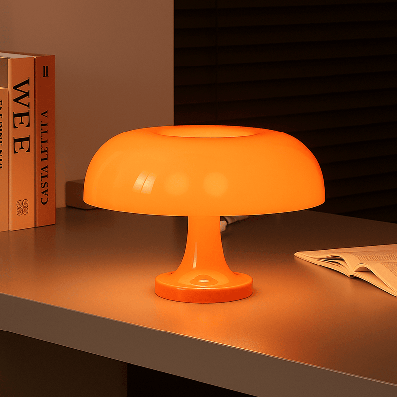 Minimalist mushroom table lamp