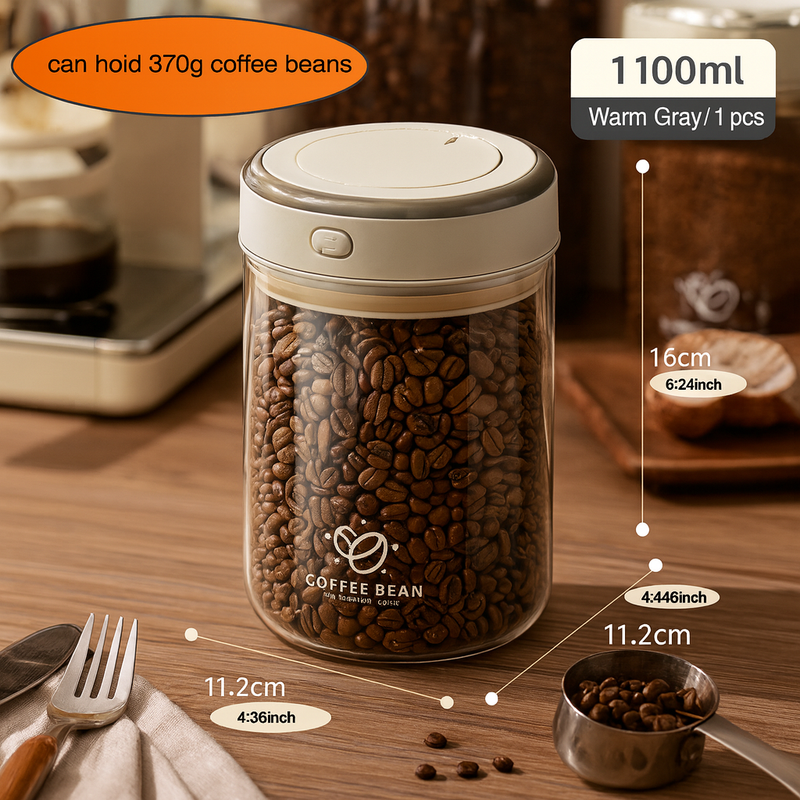 Glass Food Storage Jar