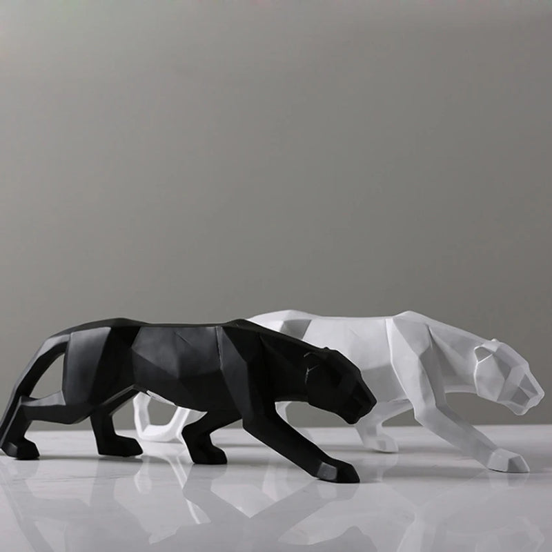 Estátua de Leopardo em Resina