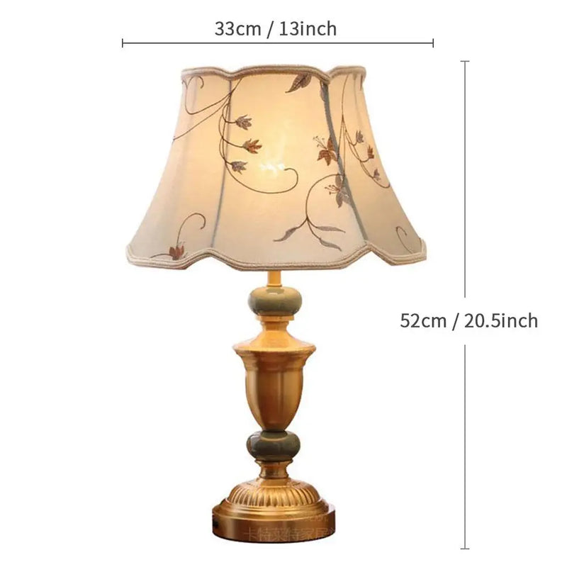 classic retro European table lamp