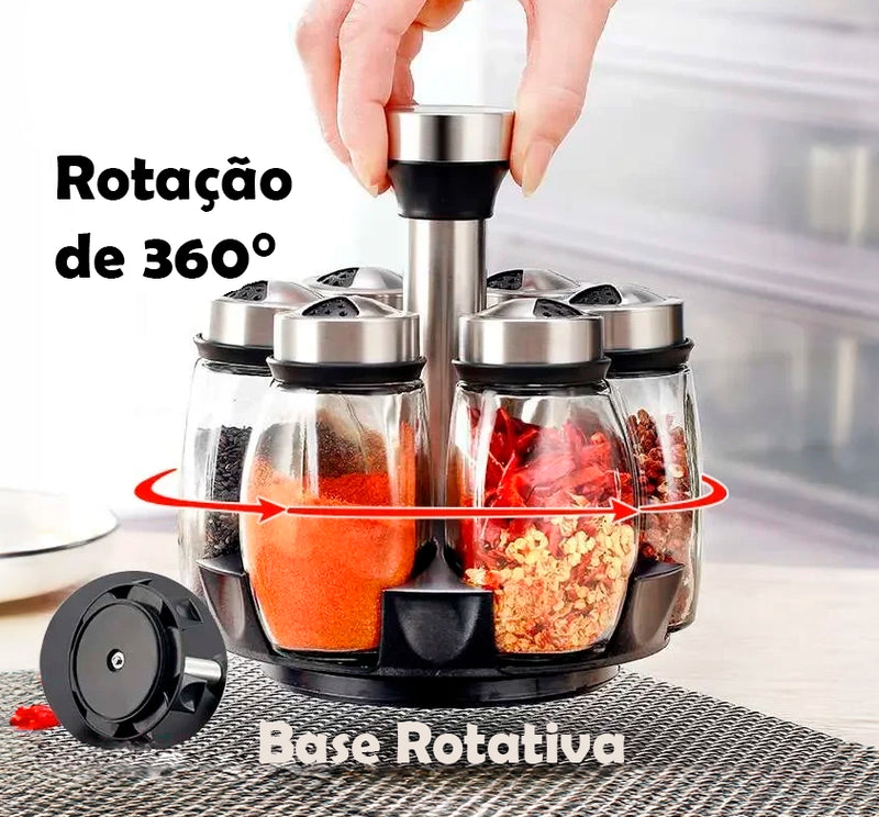 Conjunto de frascos - Aço Inox