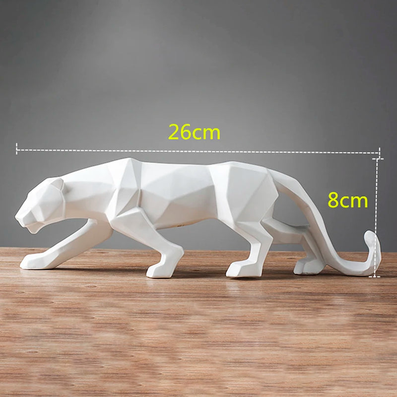 Estátua de Leopardo em Resina