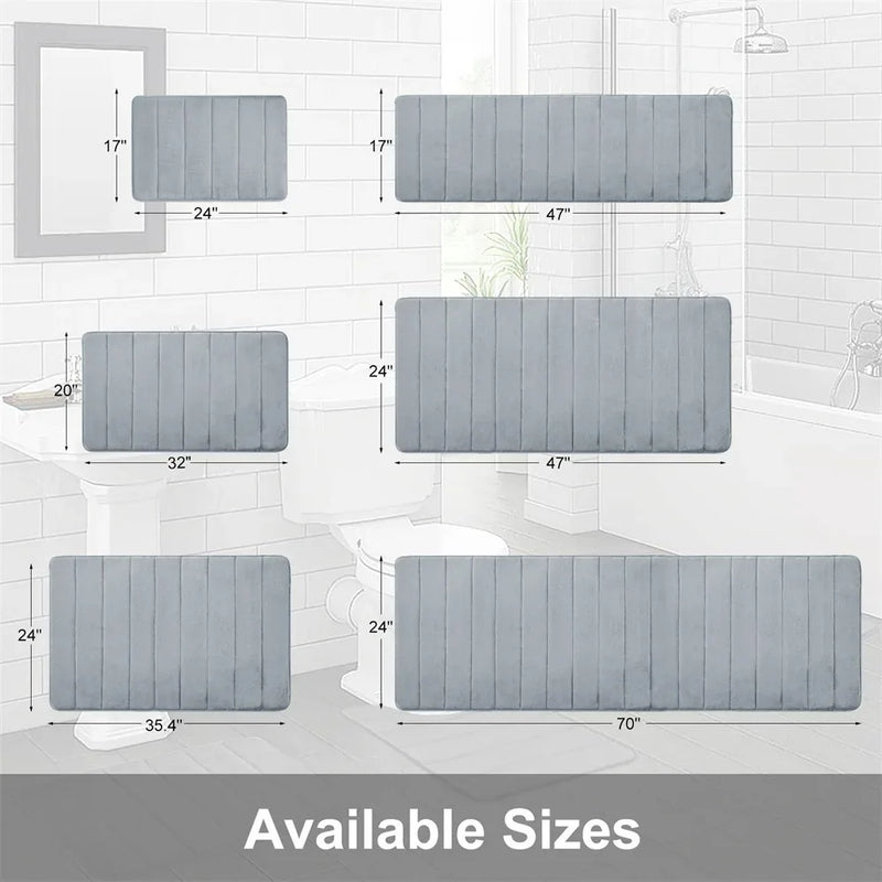 Super absorbent bath mat