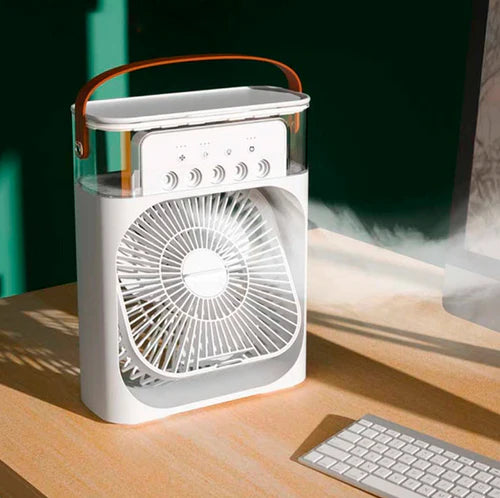 Mini Climatizador e Umidificador Portátil - FreshAir